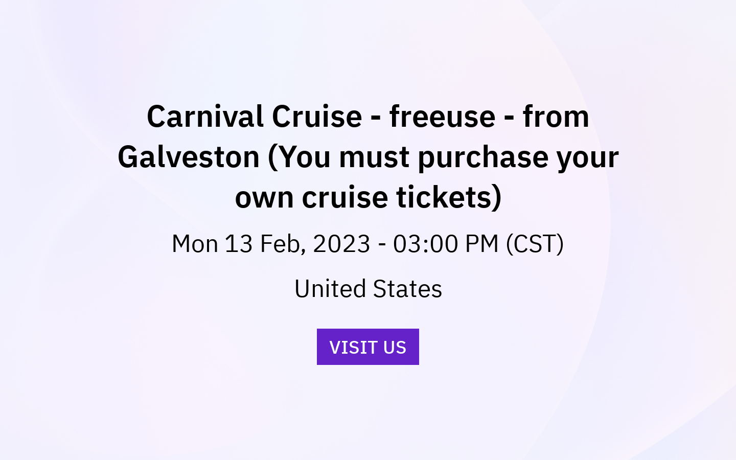 cruise tickets from galveston